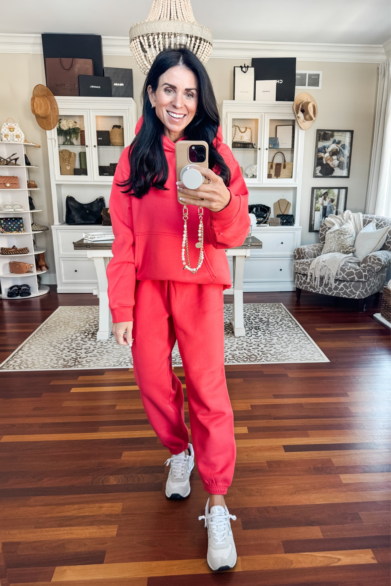 Large hoodie and small joggers

#LTKActive #LTKSeasonal #LTKStyleTip