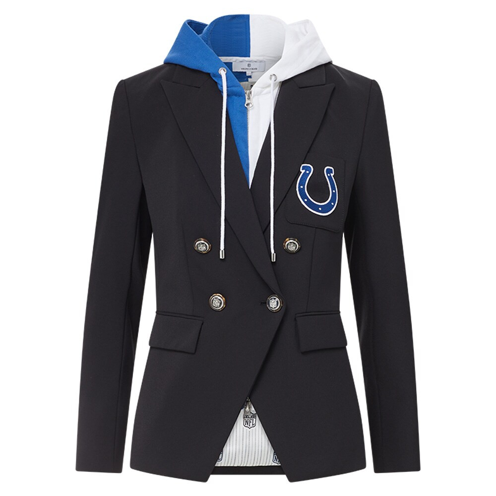 Indianapolis Colts Veronica Beard Women's Dickey Jacket - Black | Fanatics