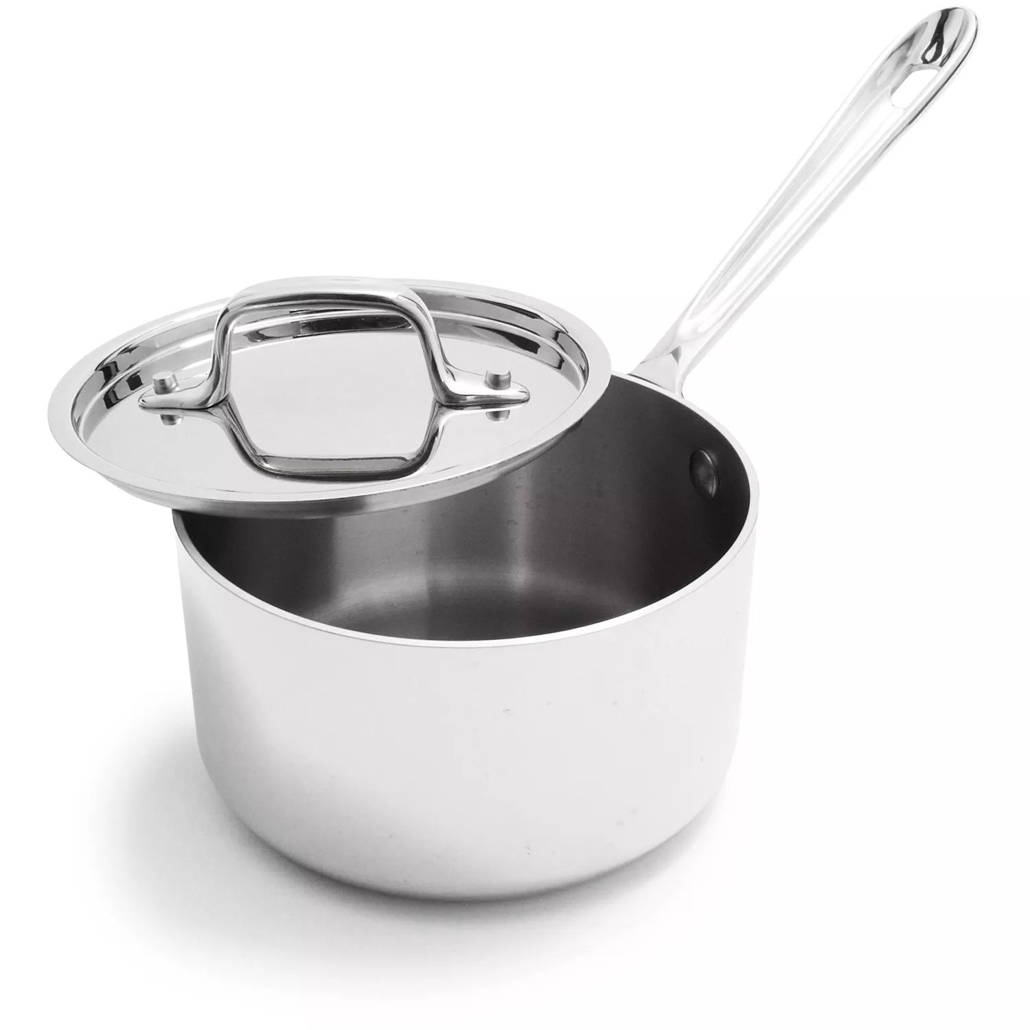 All-Clad D3 Stainless Steel Saucepan with Lid | Sur La Table