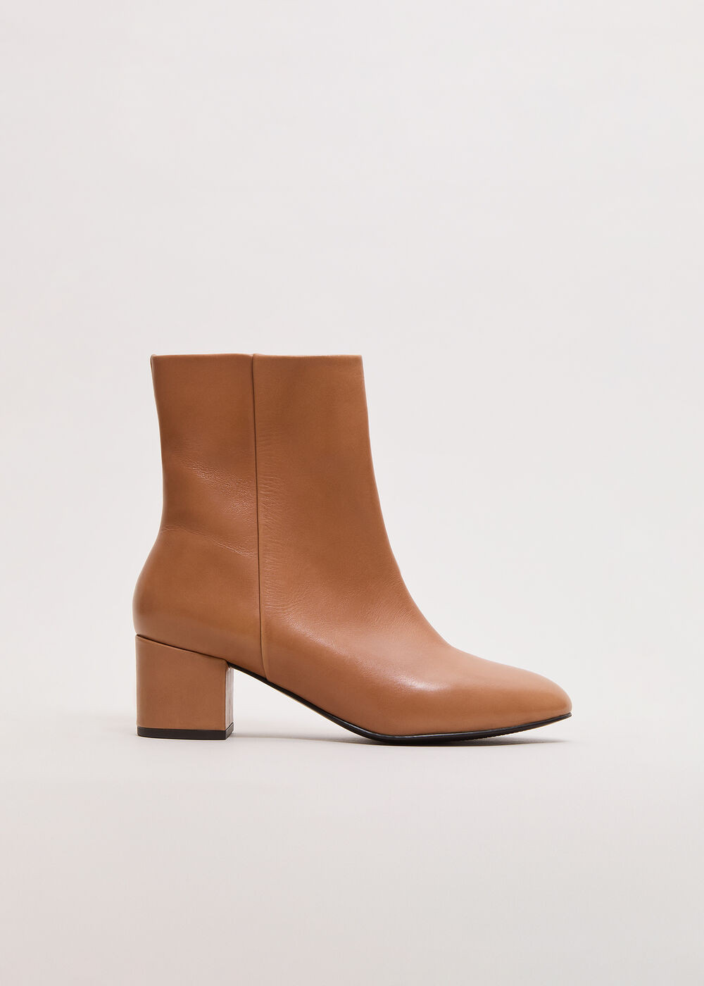 Leather Block Boot | Phase Eight UK | | Phase Eight