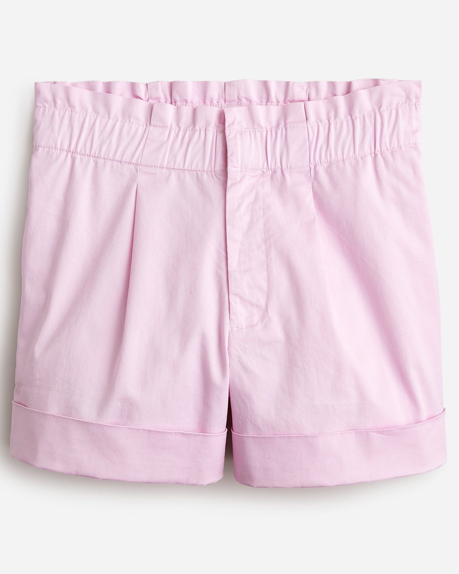 High-rise paper-bag short in lightweight chino | J.Crew US