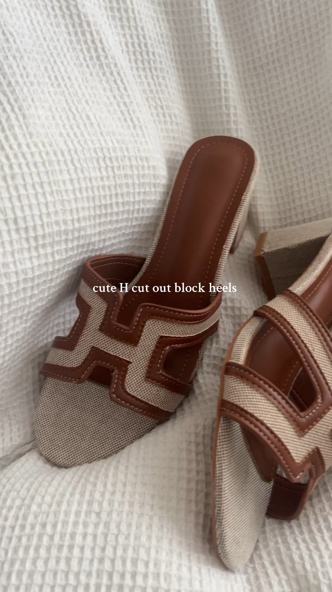 Cute H brown and beige block heels - summer heels 


#LTKshoes