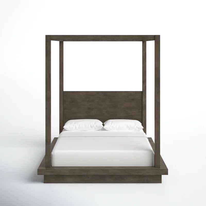 Brooks Solid Wood Low Profile Canopy Bed | Wayfair North America
