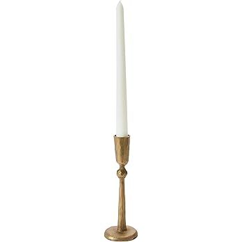 Creative Co-Op Hand-Forged Metal Taper, Antique Brass Finish Candle Holder | Amazon (US)