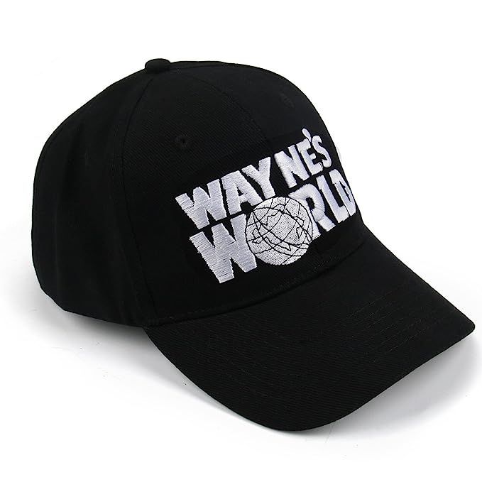 Wayne's Embroidered Trucker Unisex Adult Adjustable Black Baseball Hat Cap | Amazon (US)