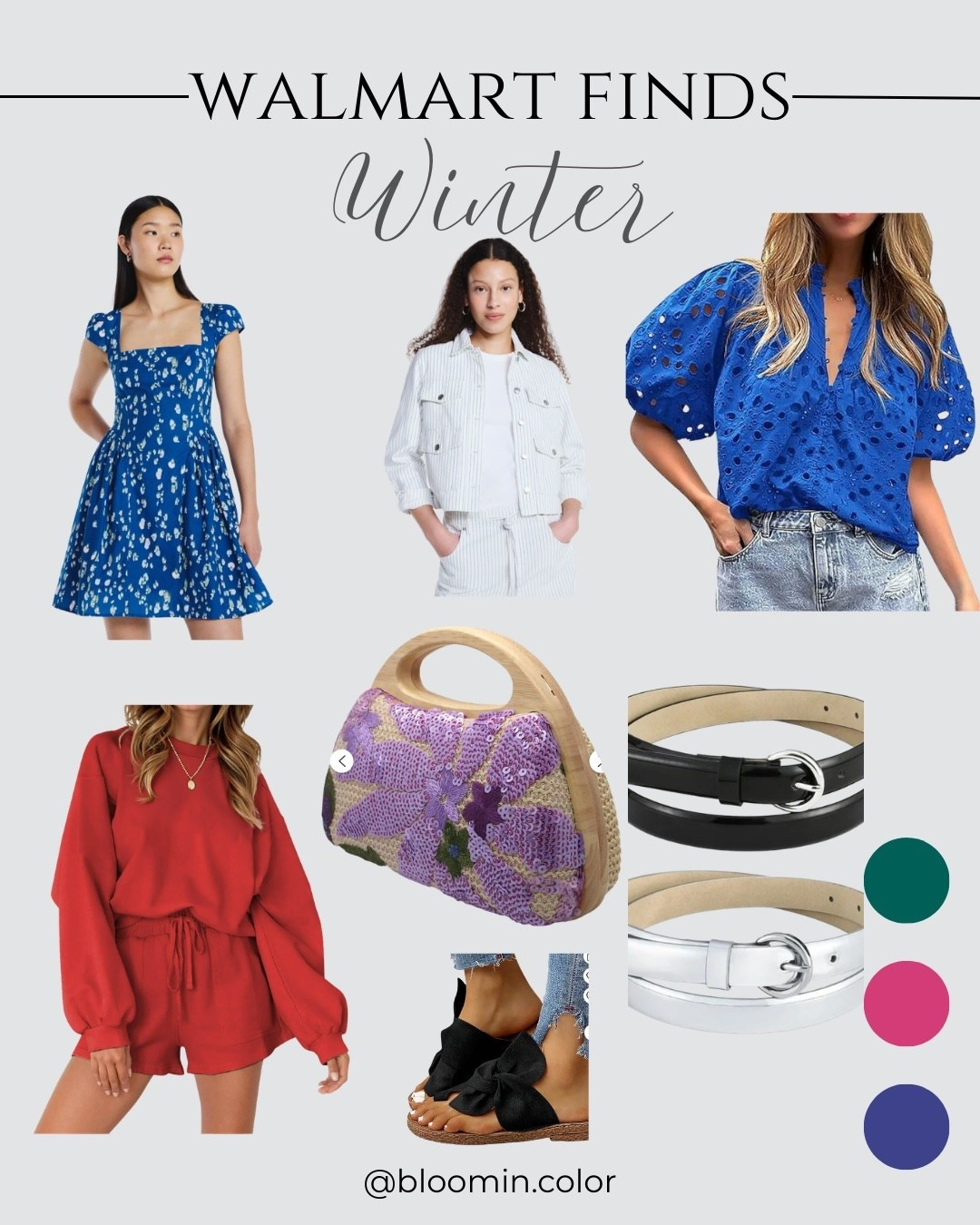 Walmart finds. Affordable. Chic. Bright winter. Cool winter. Dark winter. Seasonal boards. 

#LTKdayinmylife #LTKOver40 #LTKootd