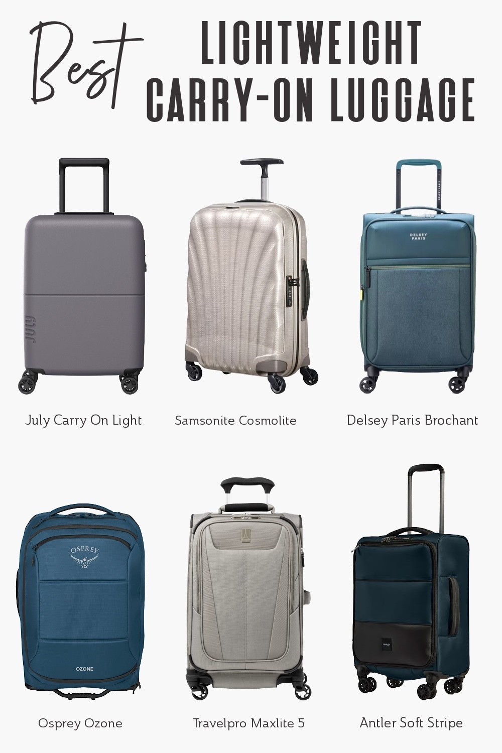 If you’re searching for the best carry on luggage that is lightweight, check out these top-recommended picks all weighing 5lbs or less!

Best Lightweight Luggage, Lightweight Carry-On Luggage, Travel Suitcase, Carryon Suitcase, Carryon Luggage, Packing Light 

#LTKTravel
