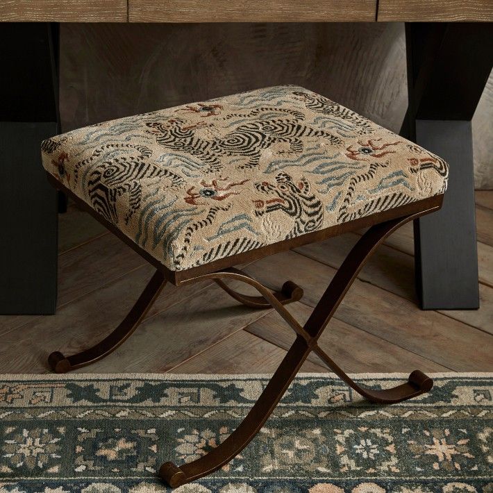 Lotta Dragon Print Stool | Williams-Sonoma