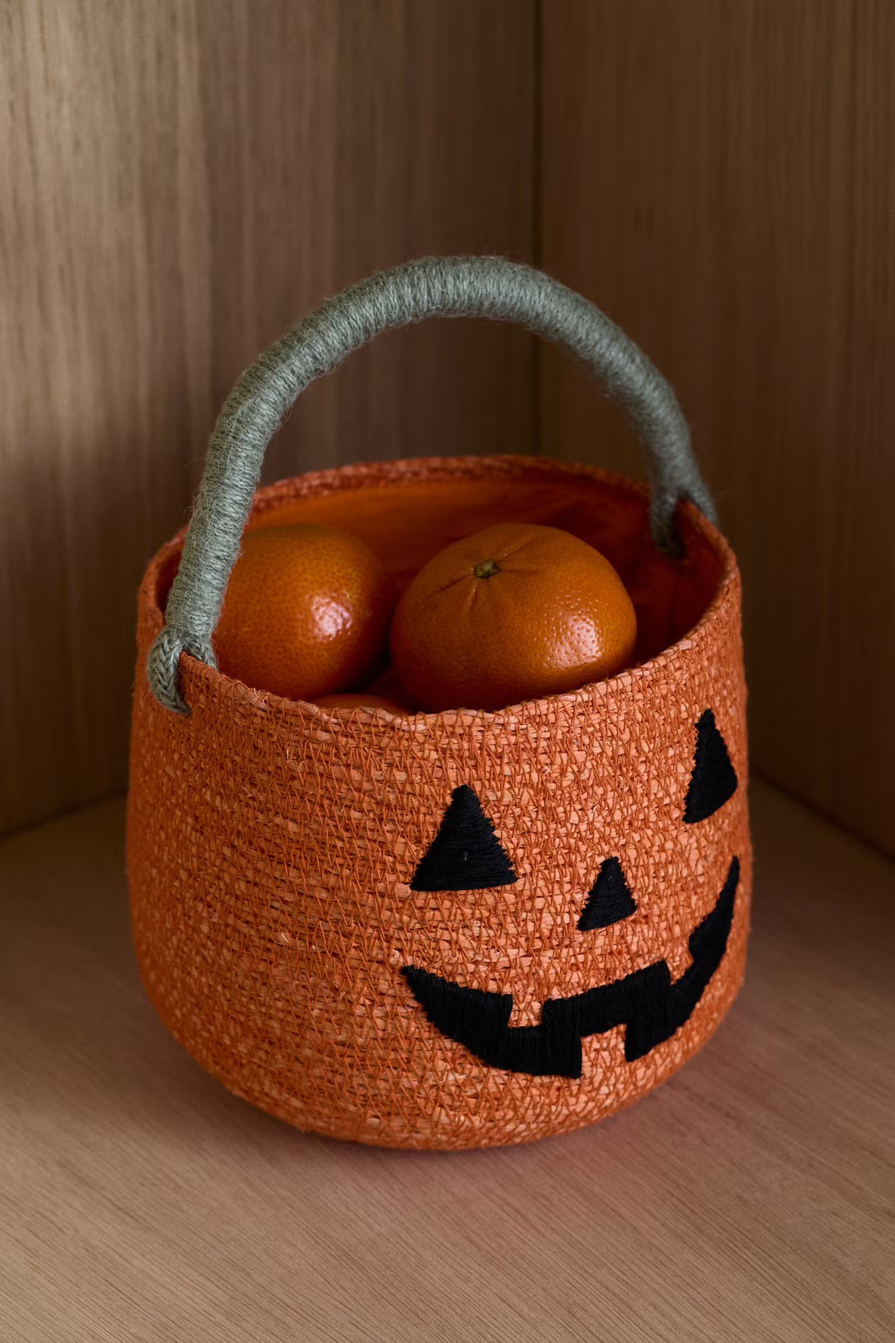 Seagrass Storage Basket - Bright orange/pumpkin - Home All | H&M US | H&M (US + CA)
