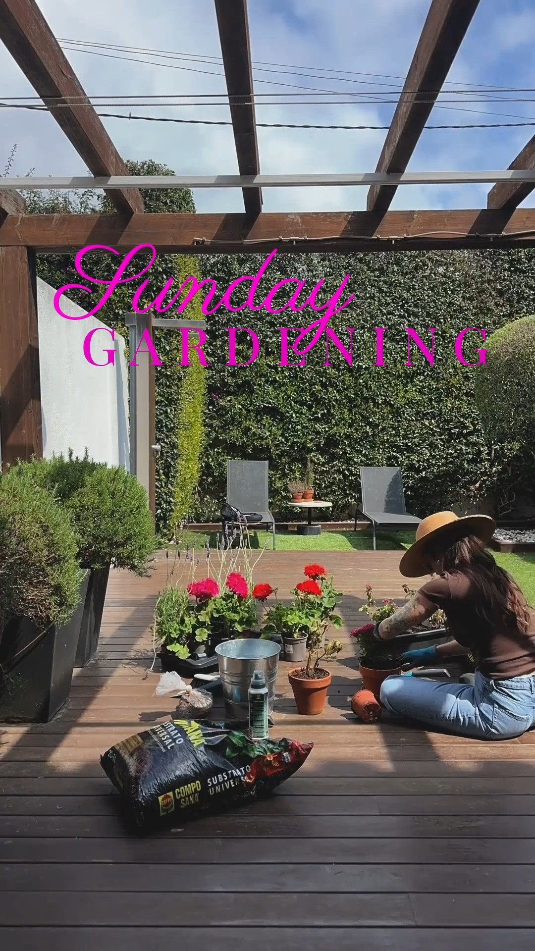 Who needs therapy when your backyard feels like a farm? Sunday gardening rituals bringing me all the grounding and soil searching a girl needs 💚