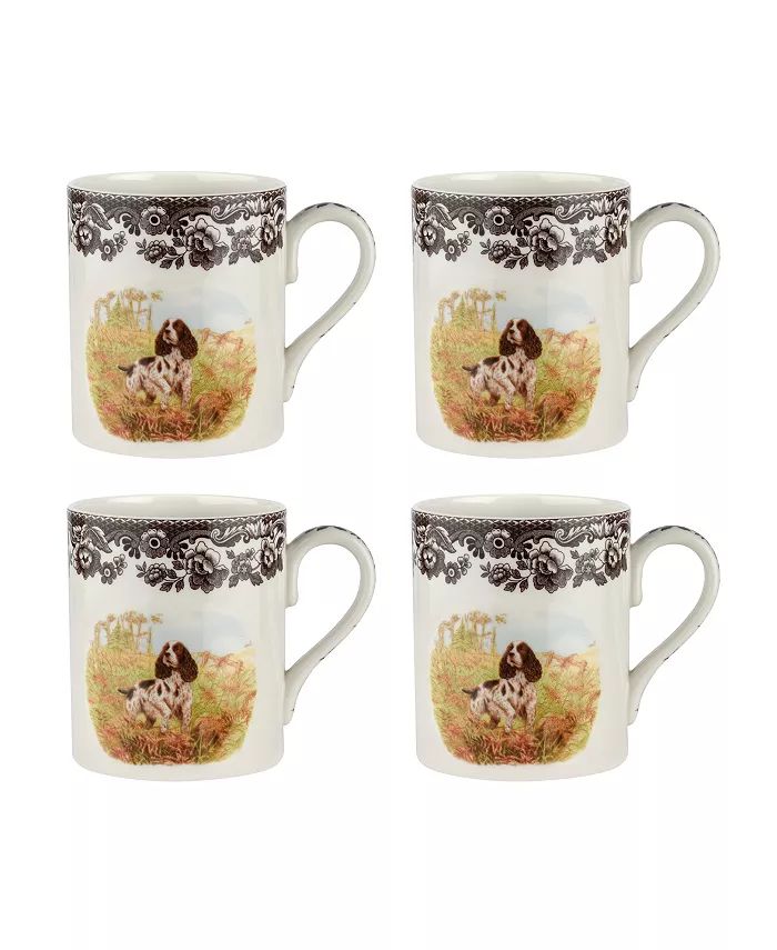 Spode Woodland  English Spaniel Mug - Set of 4 - Macy's | Macy's