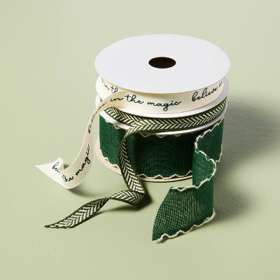 3ct Gift Packaging Ribbons Neutral - Hearth & Hand™ with Magnolia | Target