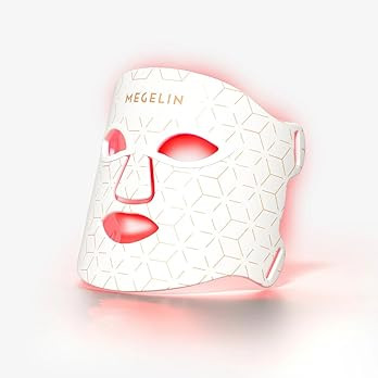 MEGELIN 7 Colors Led Light Therapy Facial Mask, Face Light Therapy Mask for Face, Reduce Wrinkles... | Amazon (US)
