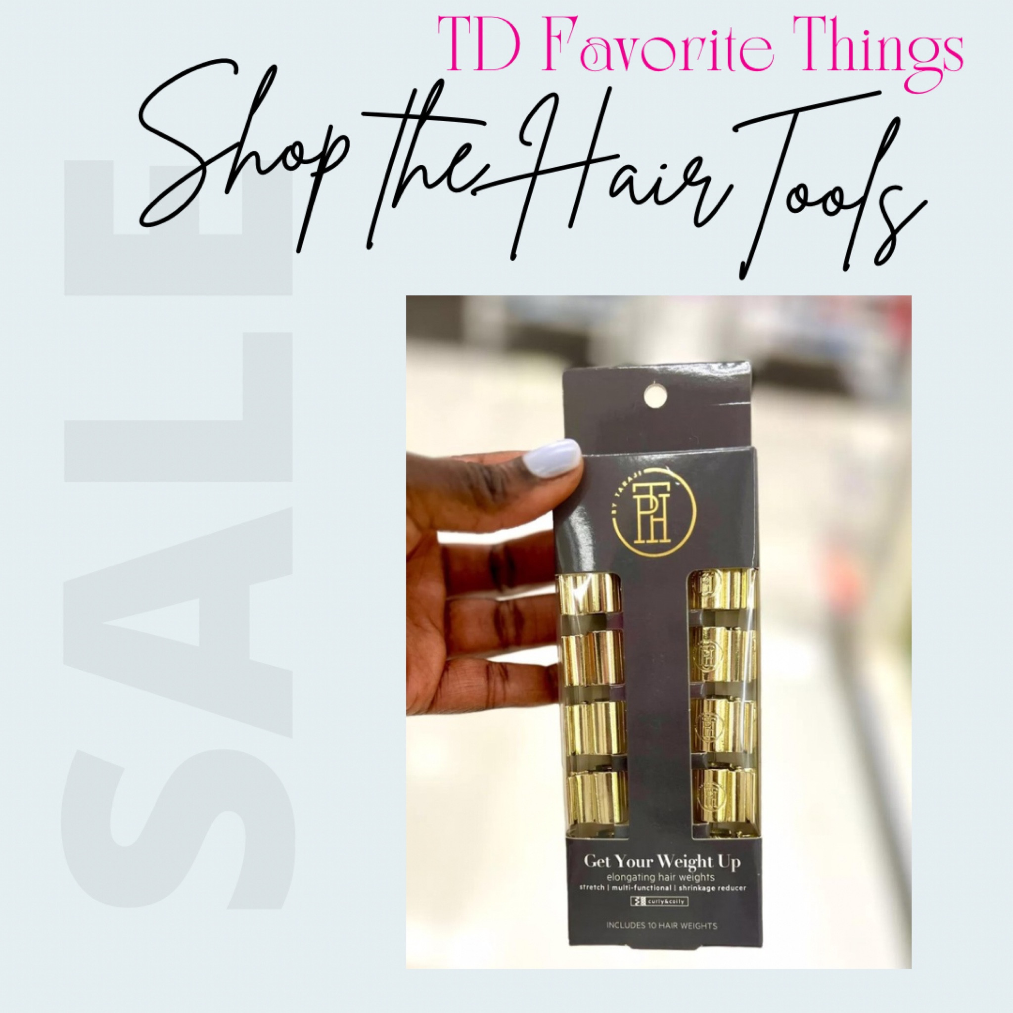 Natural Hair Weights. A Must Have!l for natural. A safe way to stretch natural curls

#LTKBeauty