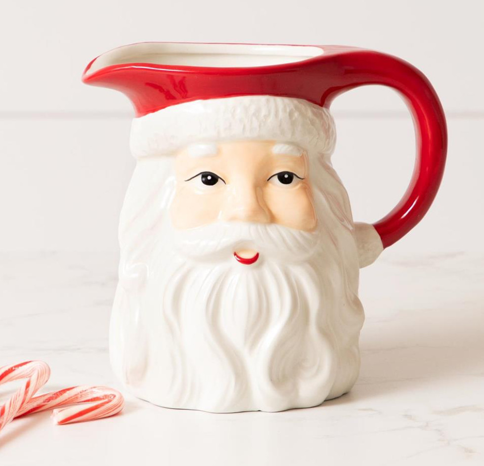 Vintage Santa Pitcher | Fiddle & Fig
