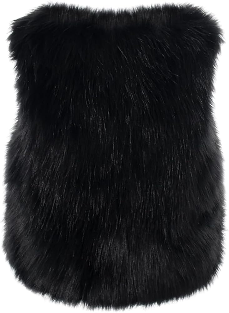 HTHLVMD Women Faux Fur Vest, Fall and Winter Fashion 2022 Warm Sherpa Fleece Outwear | Amazon (US)