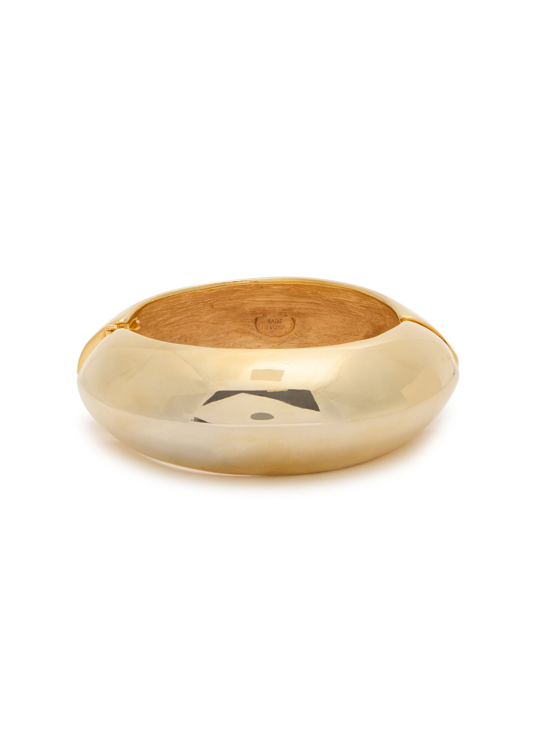 Hinged 22kt gold-plated bracelet | Harvey Nichols