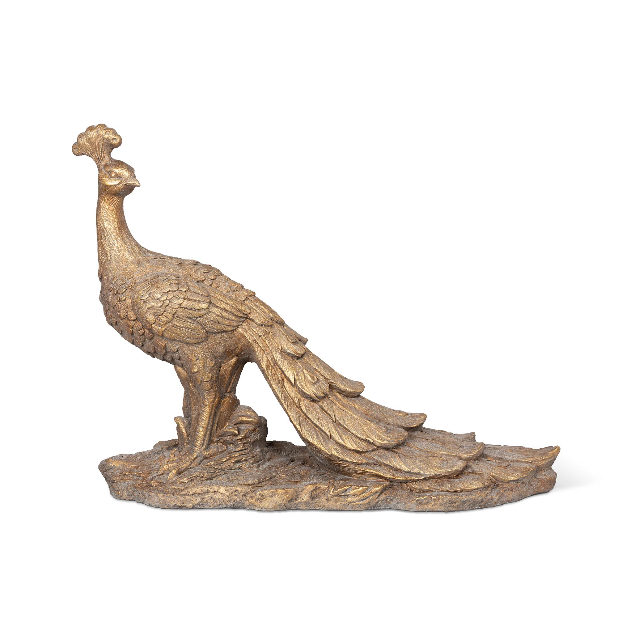 Park Hill Collection Cameo Peafowl Statue | Wayfair | Wayfair North America