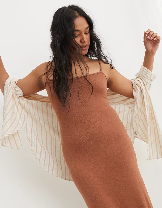 Aerie Bodycon Maxi Dress | American Eagle Outfitters (US & CA)