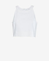 Click for more info about A.L.C. Button Back Pique Crop Top