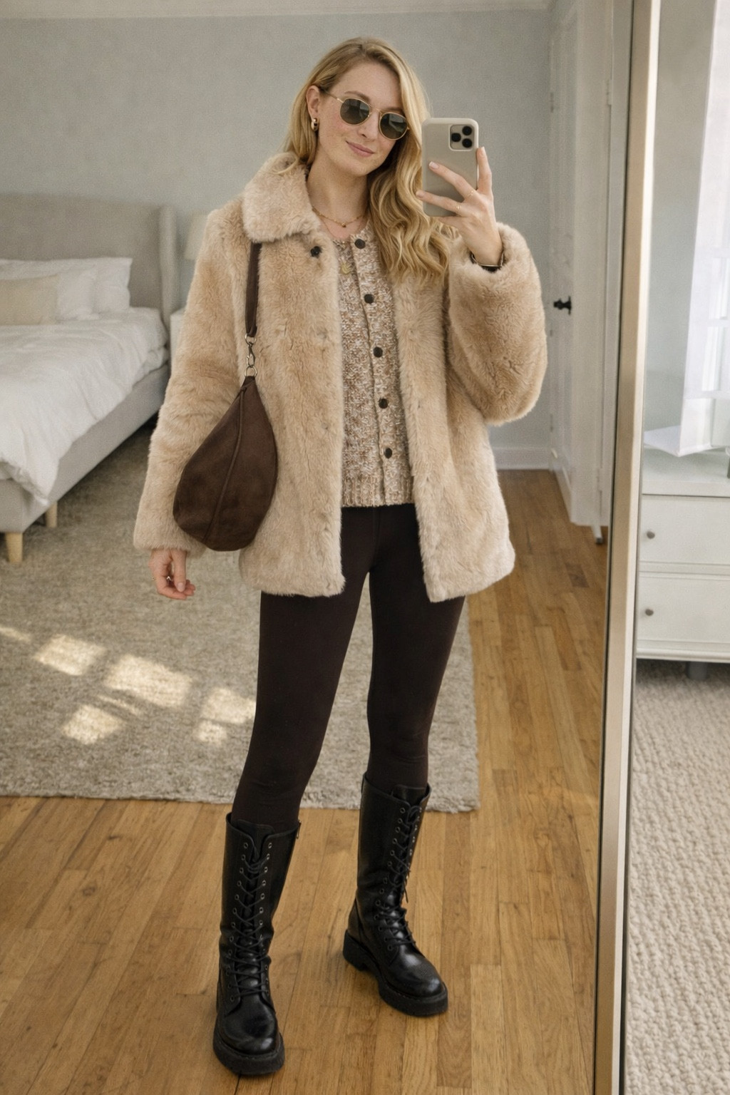 Brown legging outfit 

#LTKeurope #LTKspring #LTKstyletip