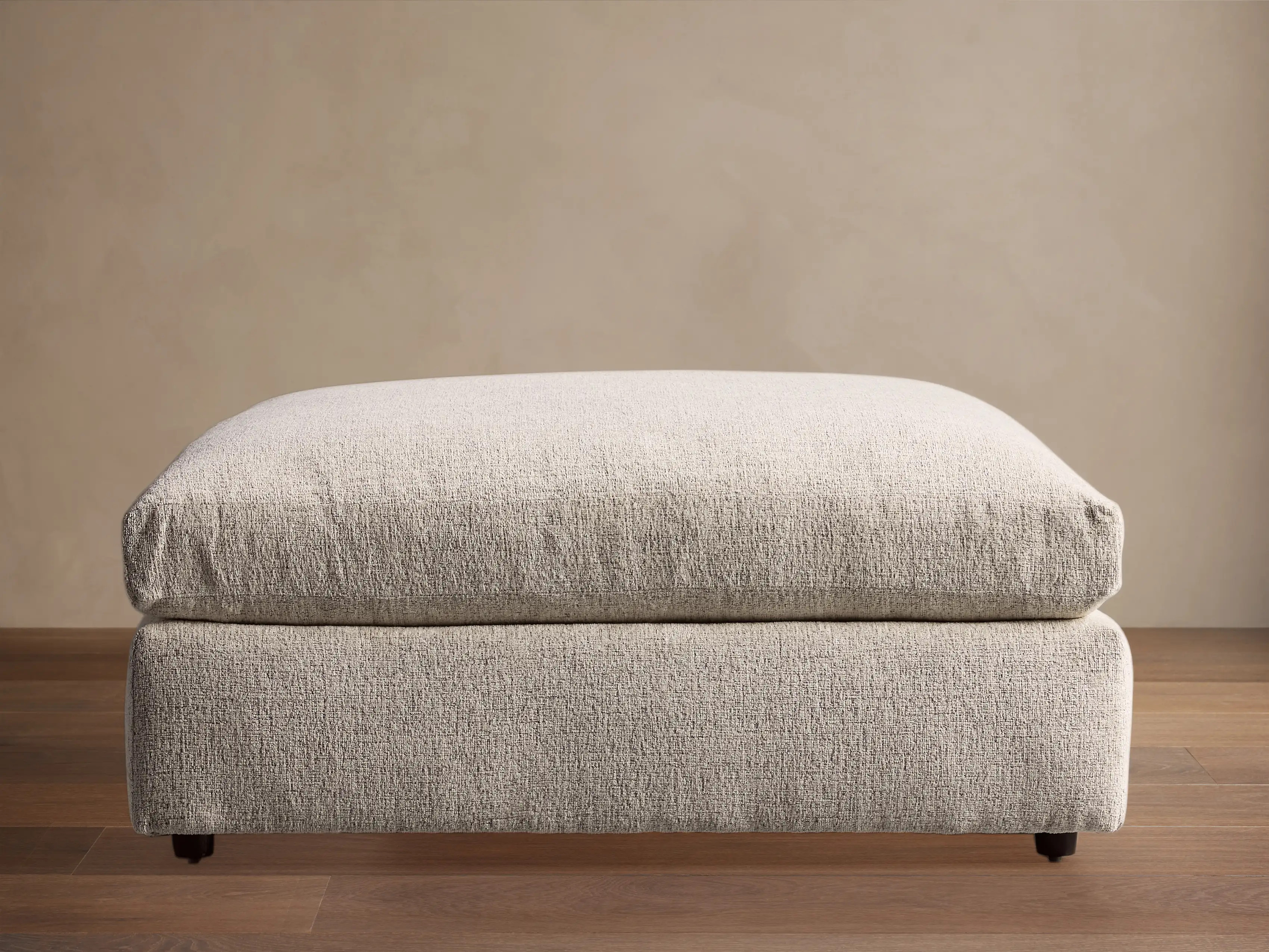 Kipton Square Ottoman | Arhaus