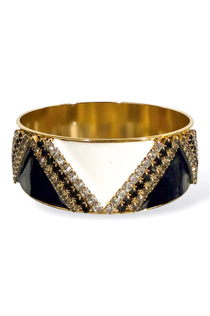 TOVA Iris Black and White Bracelet | The Willow Tree