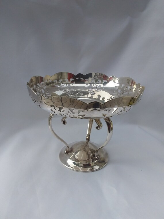 Vintage Siler Plated Candy Dish Bowl | Etsy (CAD)