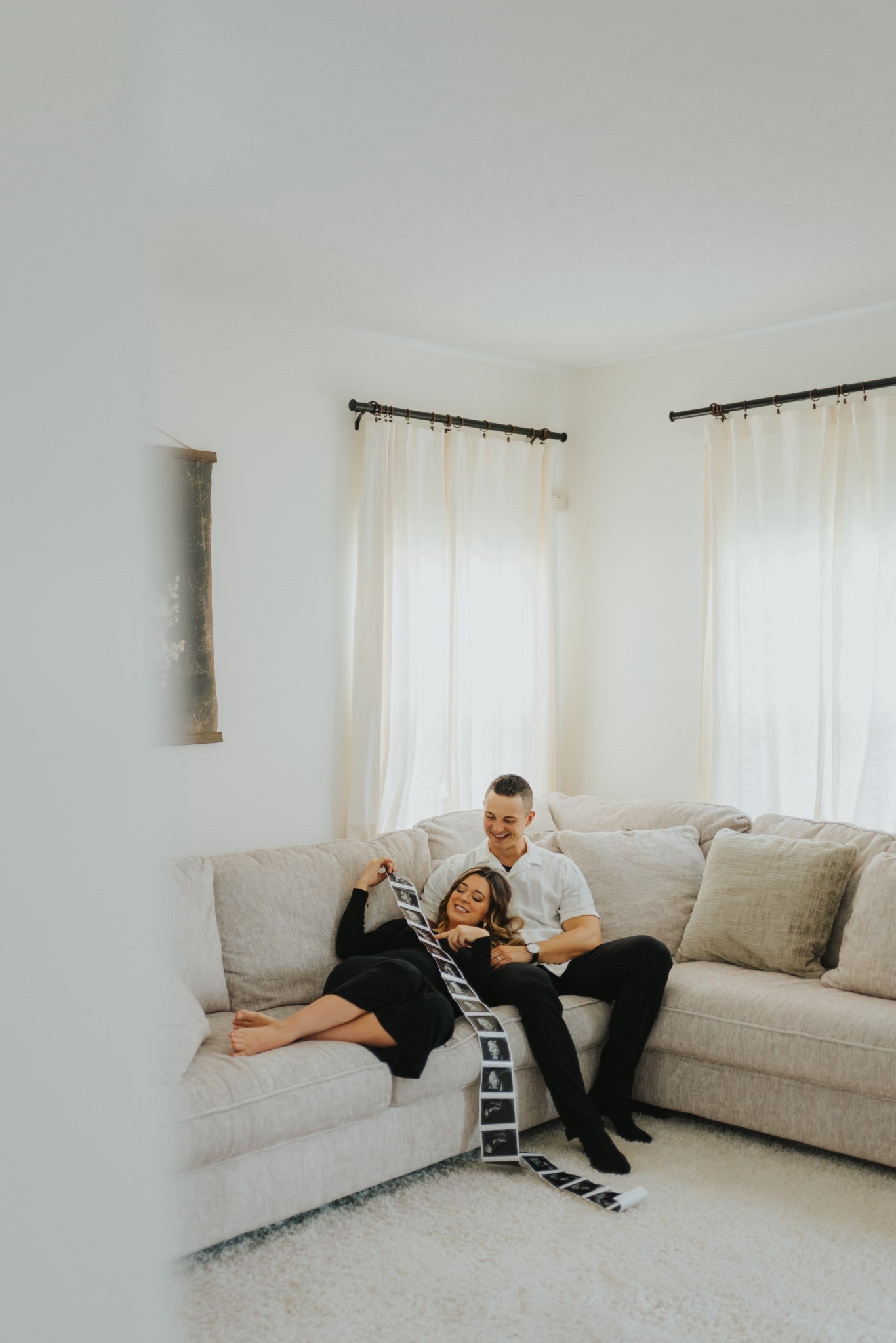our favorite couch in the world! the fabric feels like a cozy blanket- we’ve had it for 2 years and it doesn’t show any signs of wear! we love the big ottoman too

#LTKHome