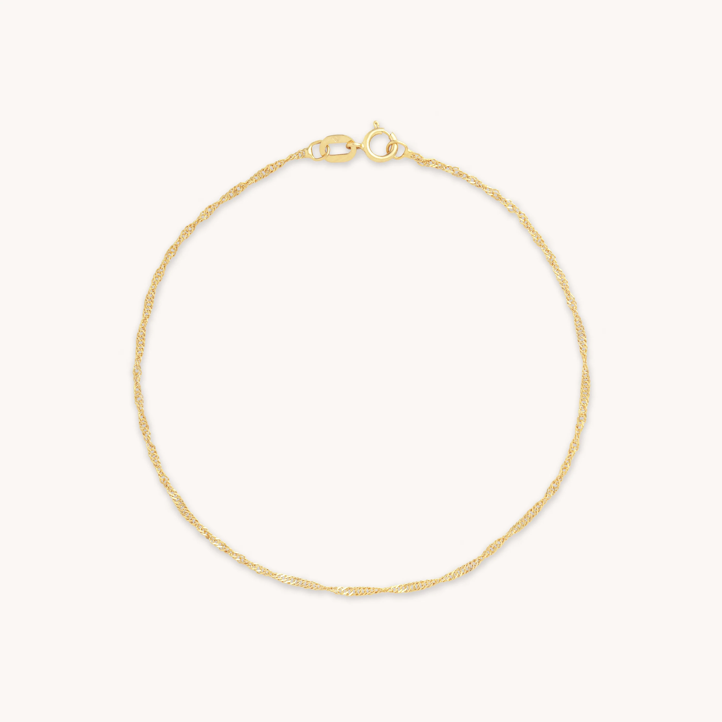 Astrid Chain Bracelet in Solid Gold | Astrid & Miyu UK