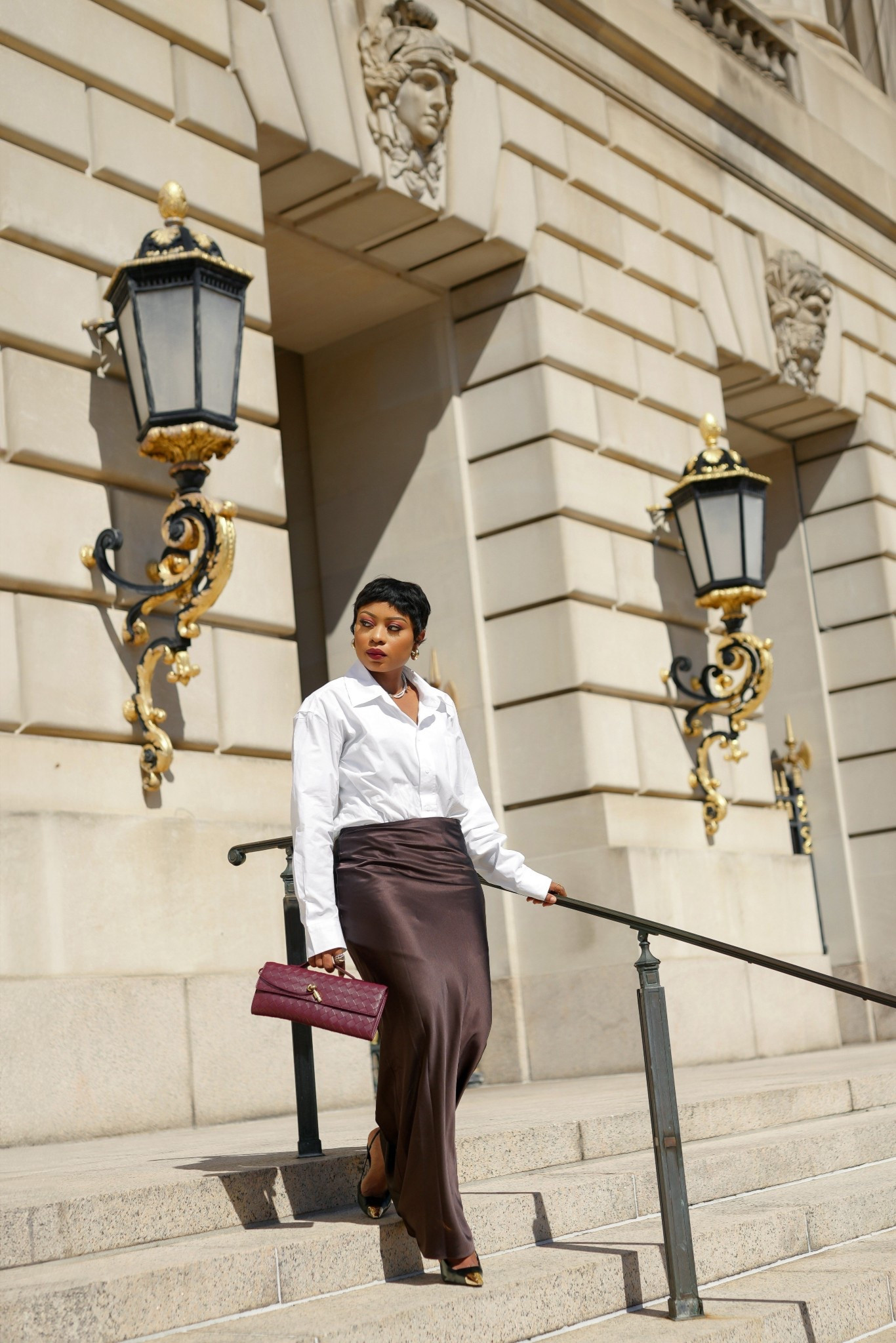 Not your casual date outfit in maxi slim skirt and white button down shirt 



#LTKOver40 #LTKValentine