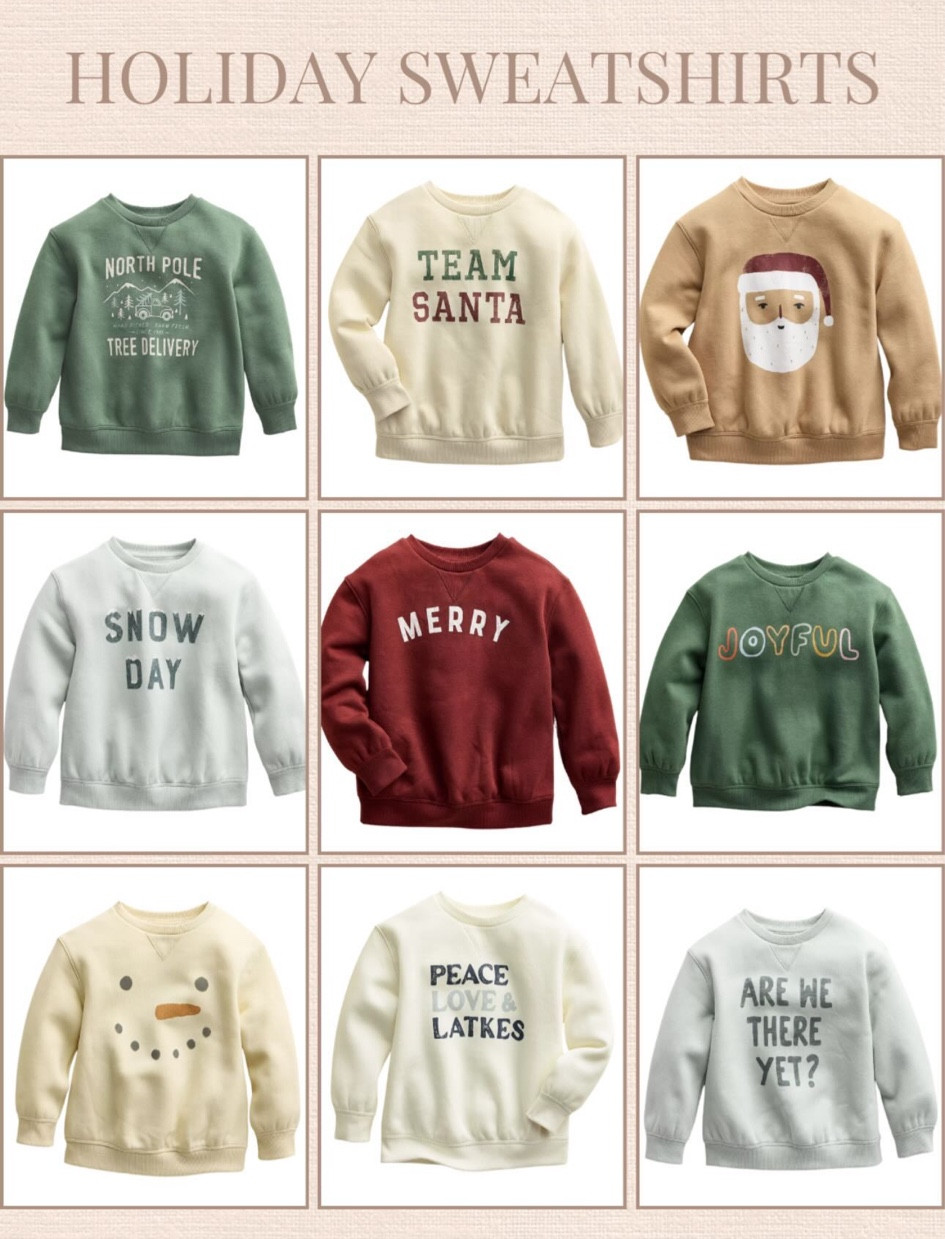Holiday sweatshirts are 40% off! Use code SHOP15 

#LTKHoliday #LTKFamily #LTKKids