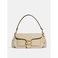 COACH Signature Leather Tabby Shoulder Bag 26 - Ivory | Very (UK)