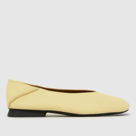Womens Pale Yellow CAMPER Casi Myra Ballerina Flat Shoes | schuh | Schuh