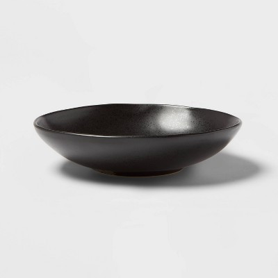 38oz Earthenware Houlton Dinner Bowl Dinner Black - Threshold™: Traditional Round Noodle Bowl, Dishwasher & Microwave Safe | Target