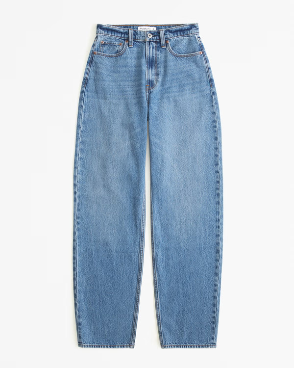 High Rise Taper Jean | Abercrombie & Fitch (US)