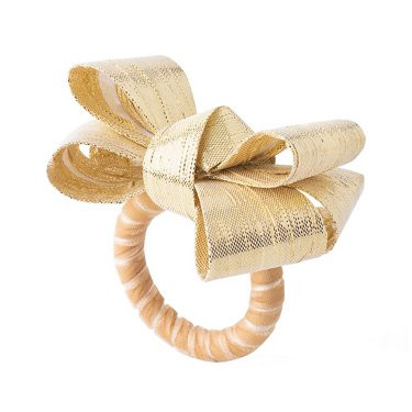 Tuxedo Napkin Ring, Gold | One Kings Lane