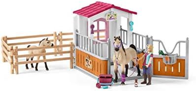 Schleich Horse Club, 26-Piece Playset, Horse Toys for Girls and Boys 5-12 years old Horse Stall w... | Amazon (US)