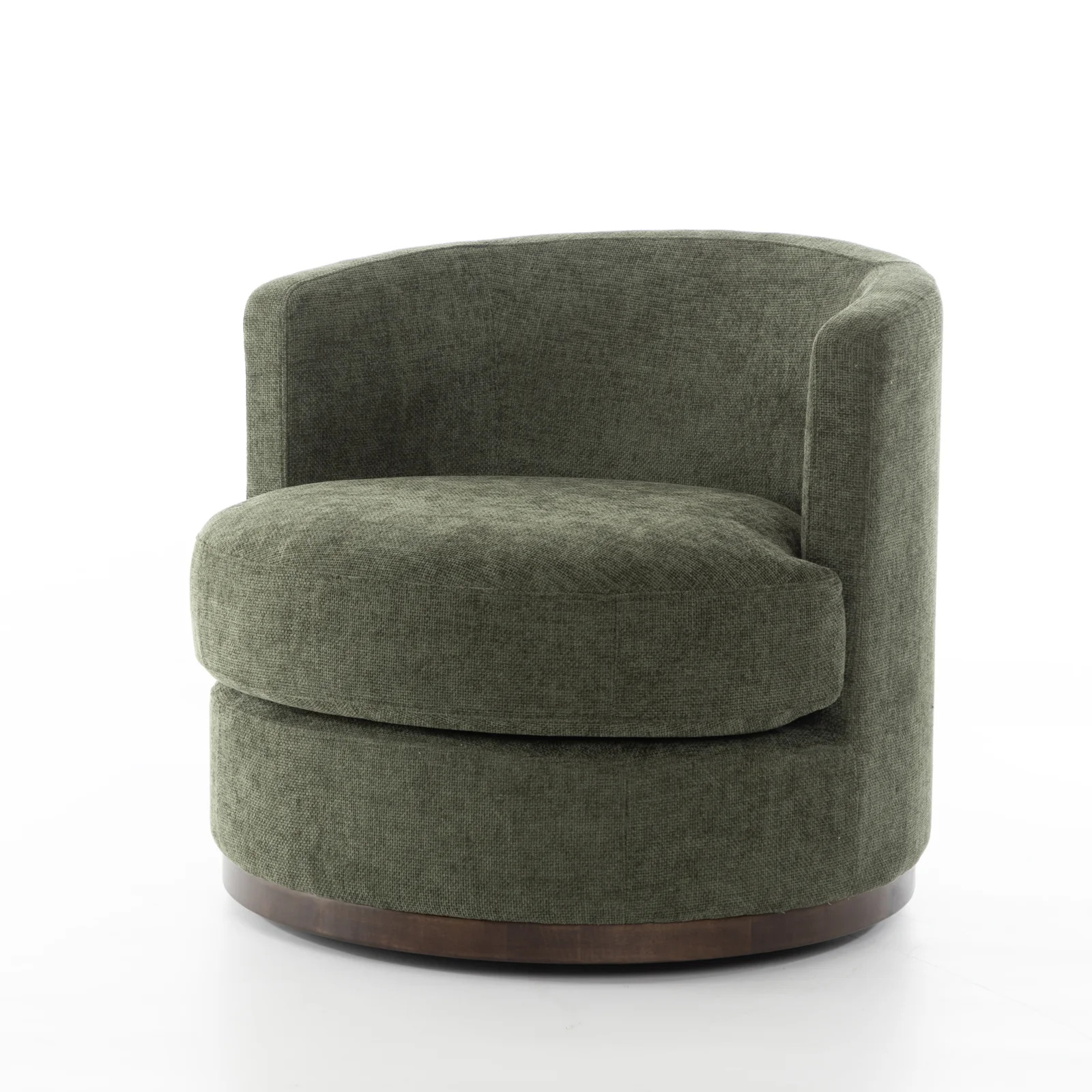 Arabella Upholstered Swivel Barrel Chair | Joss & Main