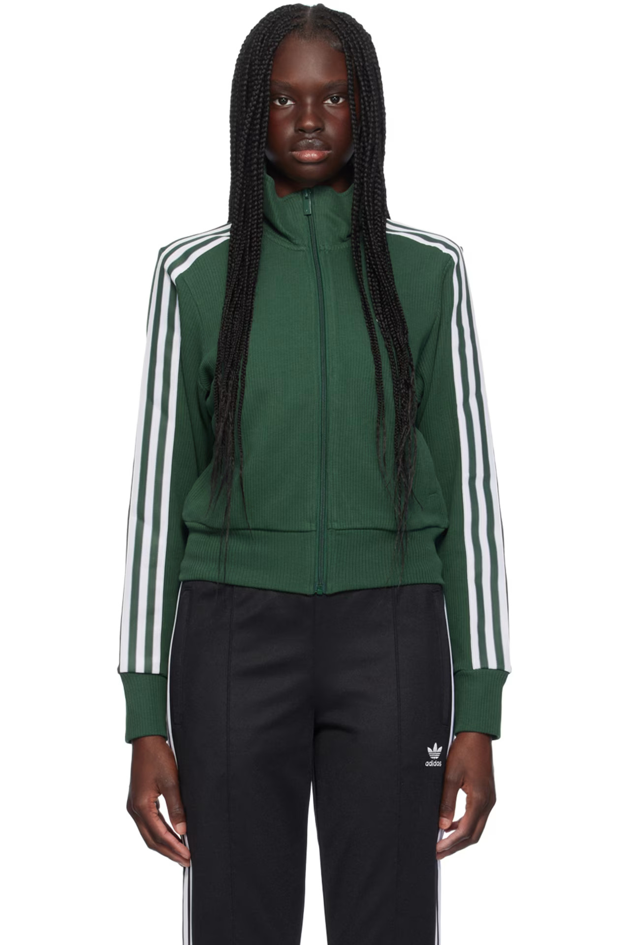 Green Embroidered Turtleneck | SSENSE