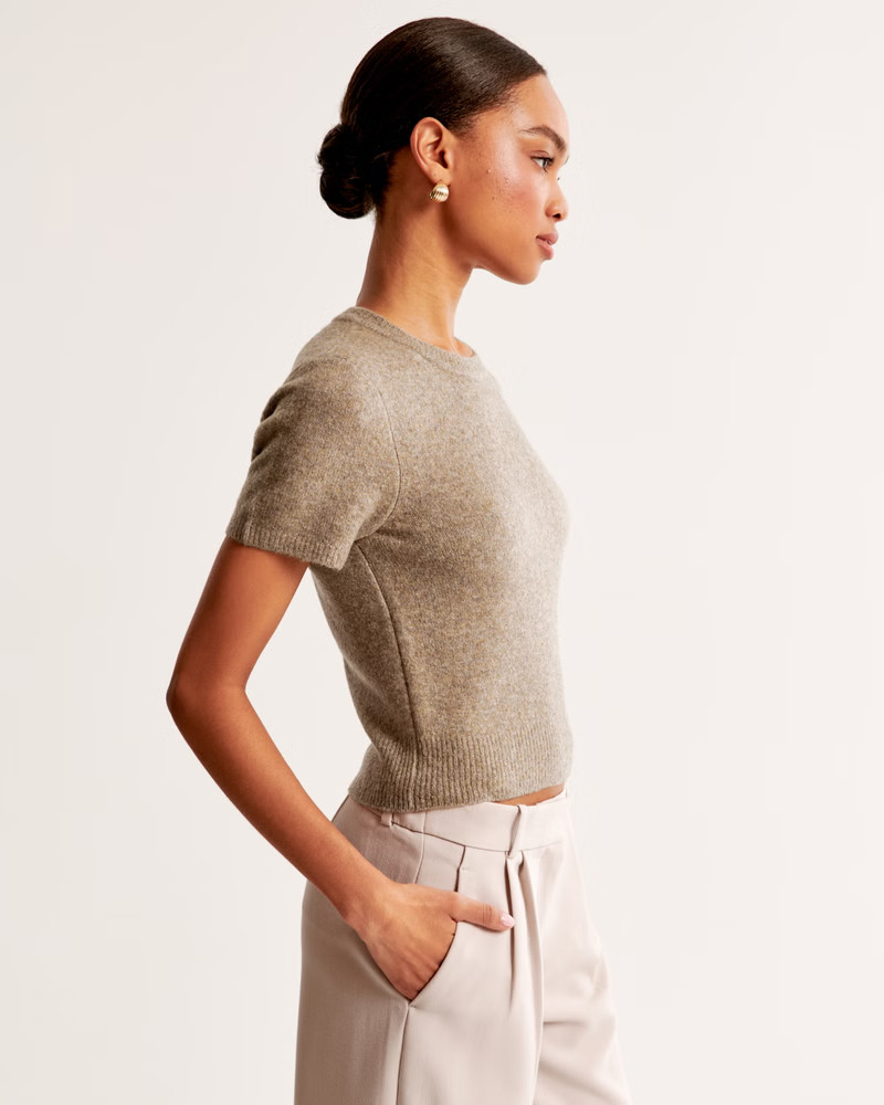 Crew Sweater Tee | Abercrombie & Fitch (UK)