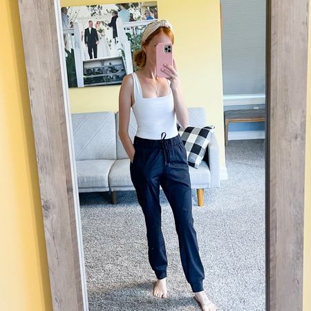 Best travel wear - love these black travel joggers and bodysuit! Super comfortable and soft.

Wearing size XXS in bodysuit and size XS in joggers (both fit tts)

XS petite, petite style, petite hourglass, amazon finds, amazon sweatpants, petite travel wear, cozy wear, travel outfits, fall outfits 

💕Follow for more daily deals, cleaning + organization, and petite style inspiration 💕#LTKFind

#LTKSeasonal #LTKtravel #LTKfindsunder50