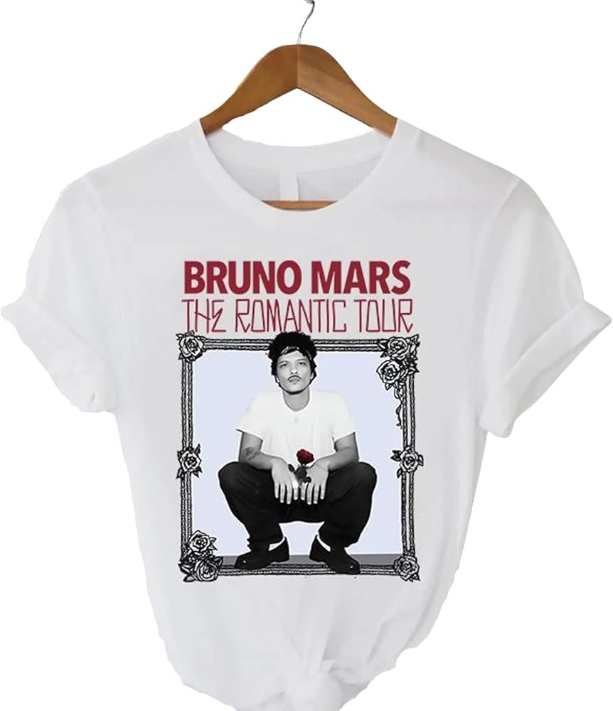 Handmade The Romantic Tour 2026 T-Shirt, Bruno Concert Merch Best Friend Matching Shirt, Concert ... | Amazon (US)