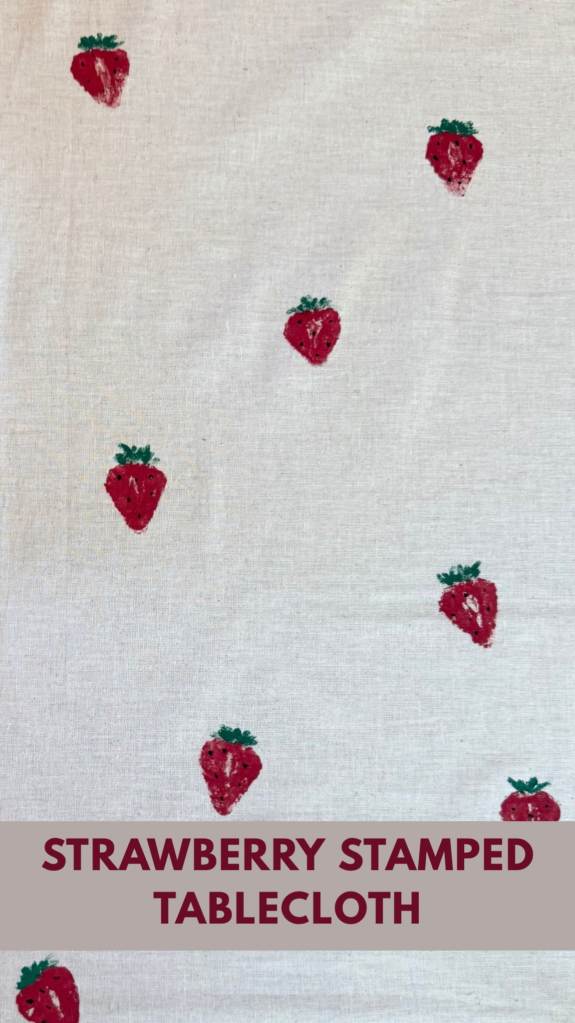 How cute is this strawberry stamped tablecloth! 😍 

#LTKSummerEdit #LTKHome #LTKSeasonal