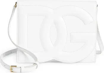 DG Logo Flap Leather Crossbody Bag | Nordstrom