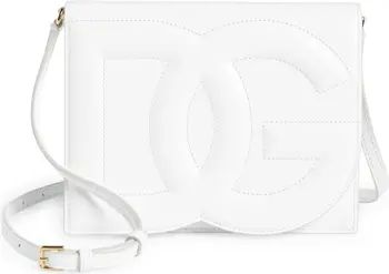 DG Logo Flap Leather Crossbody Bag | Nordstrom