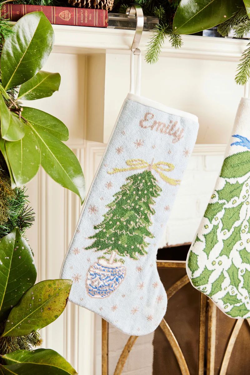 Trim the Tree Full Size Stocking by Dogwood Hill | Bauble Stockings