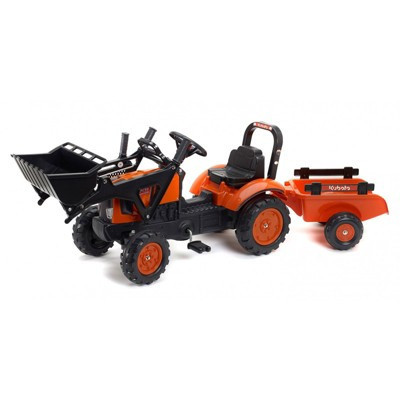 Falk Kubota M7171 Pedal Ride-on Tractor with Loader and Trailer by Falk FA2065AM | Target