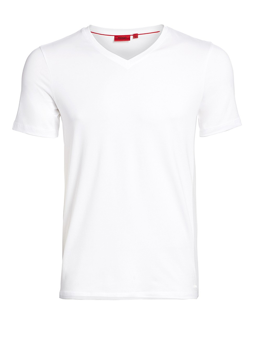 HUGO Men's Dandre V-Neck Tee - White - Size Medium | Saks Fifth Avenue