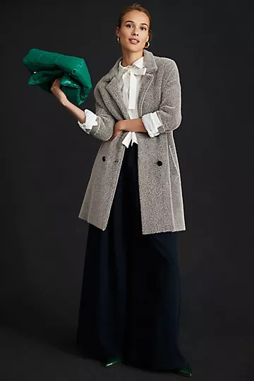 NVLT Double-Breasted Coatigan | Anthropologie (US)